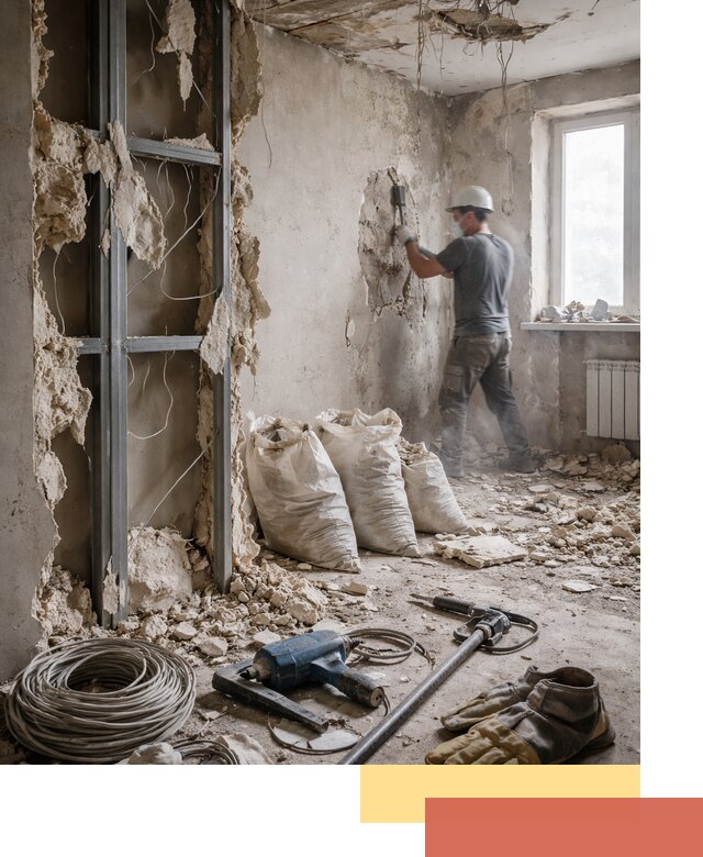 Профессиональный демонтаж зданий и конструкций в Кимрах