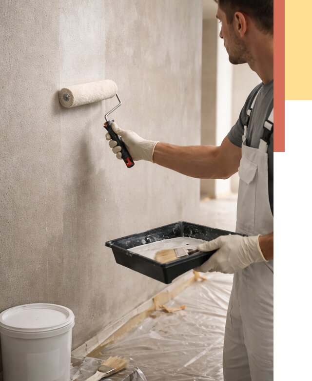 Грунтовка стен в Кимрах от 2297 руб. м2 — быстро, недорого, с материалом | ОТДЕЛОЧНИК-Кмы