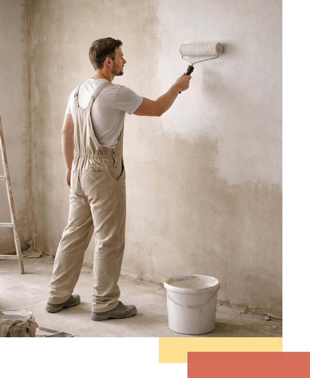 Грунтовка стен под отделку в Кимрах профессиональным раствором