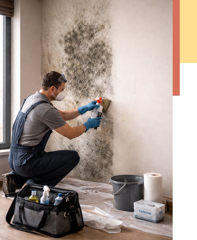 Удаление плесени со стен в Кимрах от 2244 руб. — быстро и недорого | ОТДЕЛОЧНИК-Кмы