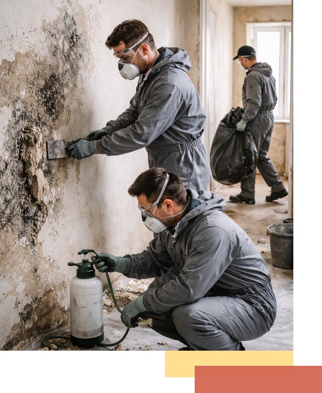 Удаление плесени со стен профессионально в Кимрах