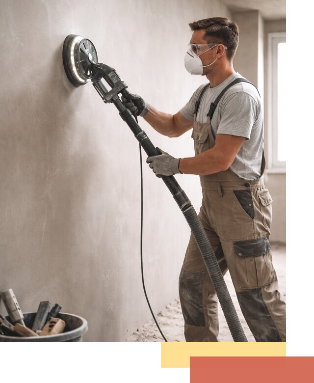 Профессиональная шлифовка стен в Кимрах быстро и качественно