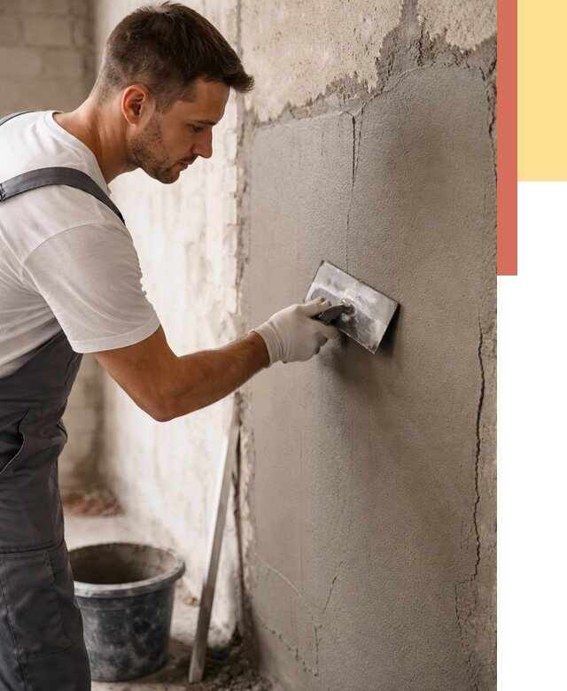 Штукатурка стен под плитку в Кимрах от 4384 руб./м2 — выравнивание под плитку | ОТДЕЛОЧНИК-Кмы