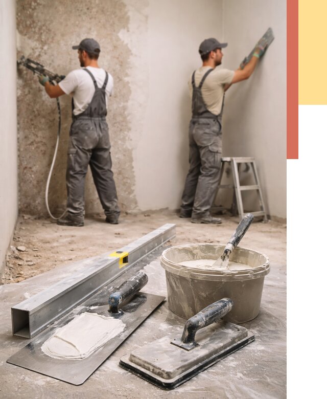 Штукатурка стен под обои в Кимрах от 4698 руб./м2 — выравнивание под обои | ОТДЕЛОЧНИК-Кмы