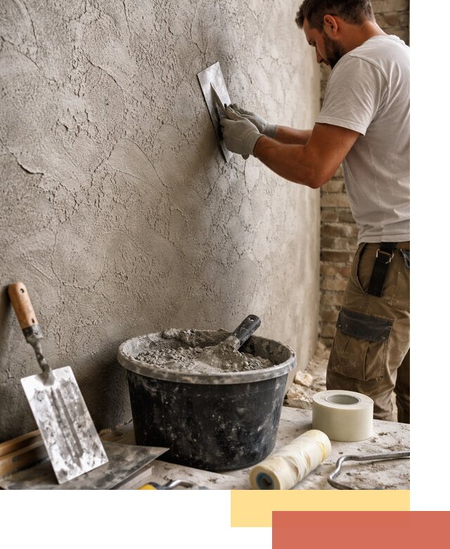 Декоративная штукатурка лофт в Кимрах — отделка стен и потолков