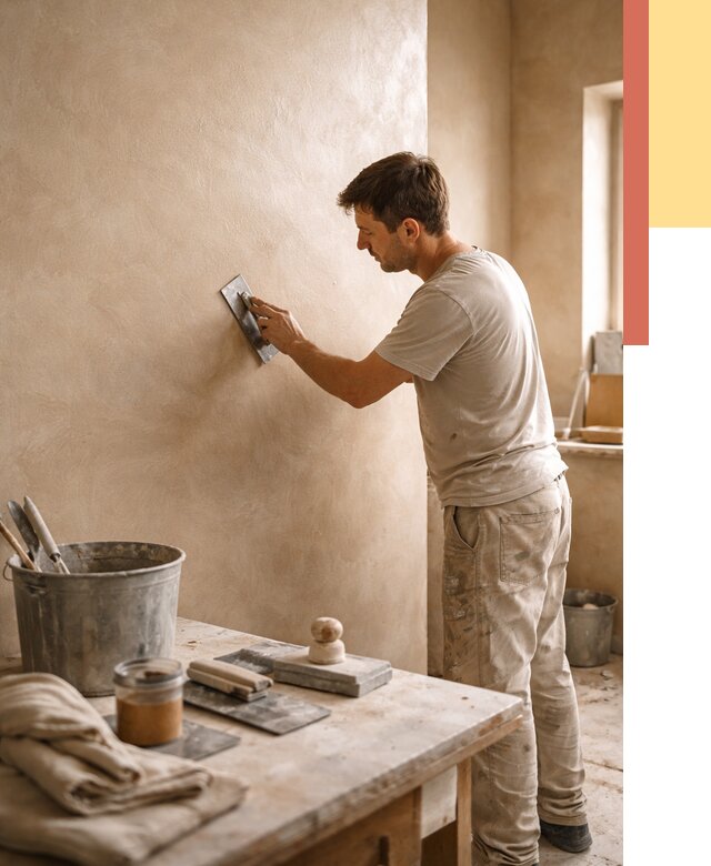 Марокканская штукатурка таделакт в Кимрах под ключ от 4384 руб. | ОТДЕЛОЧНИК-Кмы