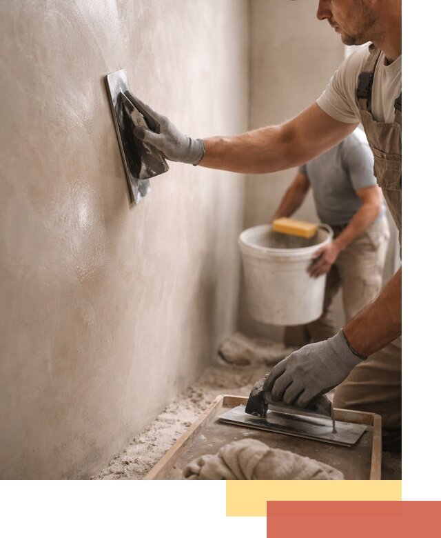 Нанесение марокканской штукатурки таделакт в Кимрах
