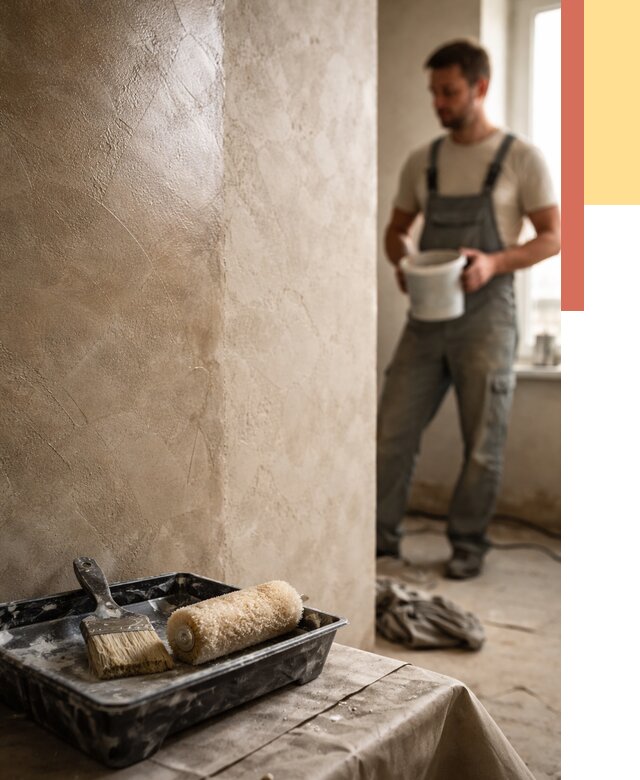 Нанесение воска на штукатурку в Кимрах от 3654 руб. | Услуги ОТДЕЛОЧНИК-Кмы