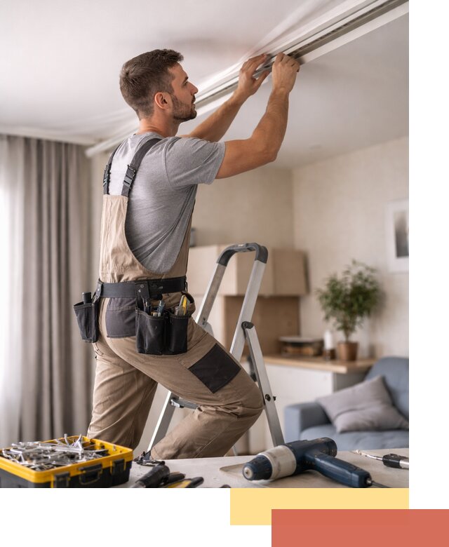 Ремонт натяжных потолков в Кимрах — качественно и оперативно